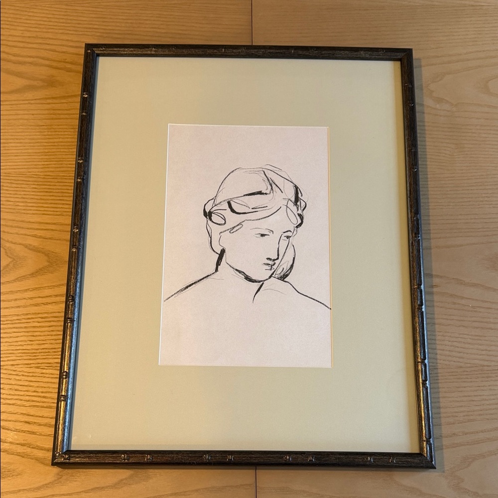 Studio McGee Framed Sketch Portrait Art